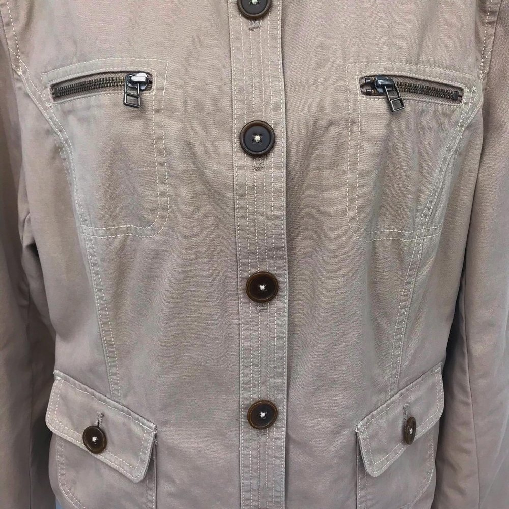 Boden Button Front Jacket - Picture 3 of 7